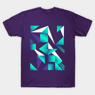 Abstract Broken Blocks T-Shirt